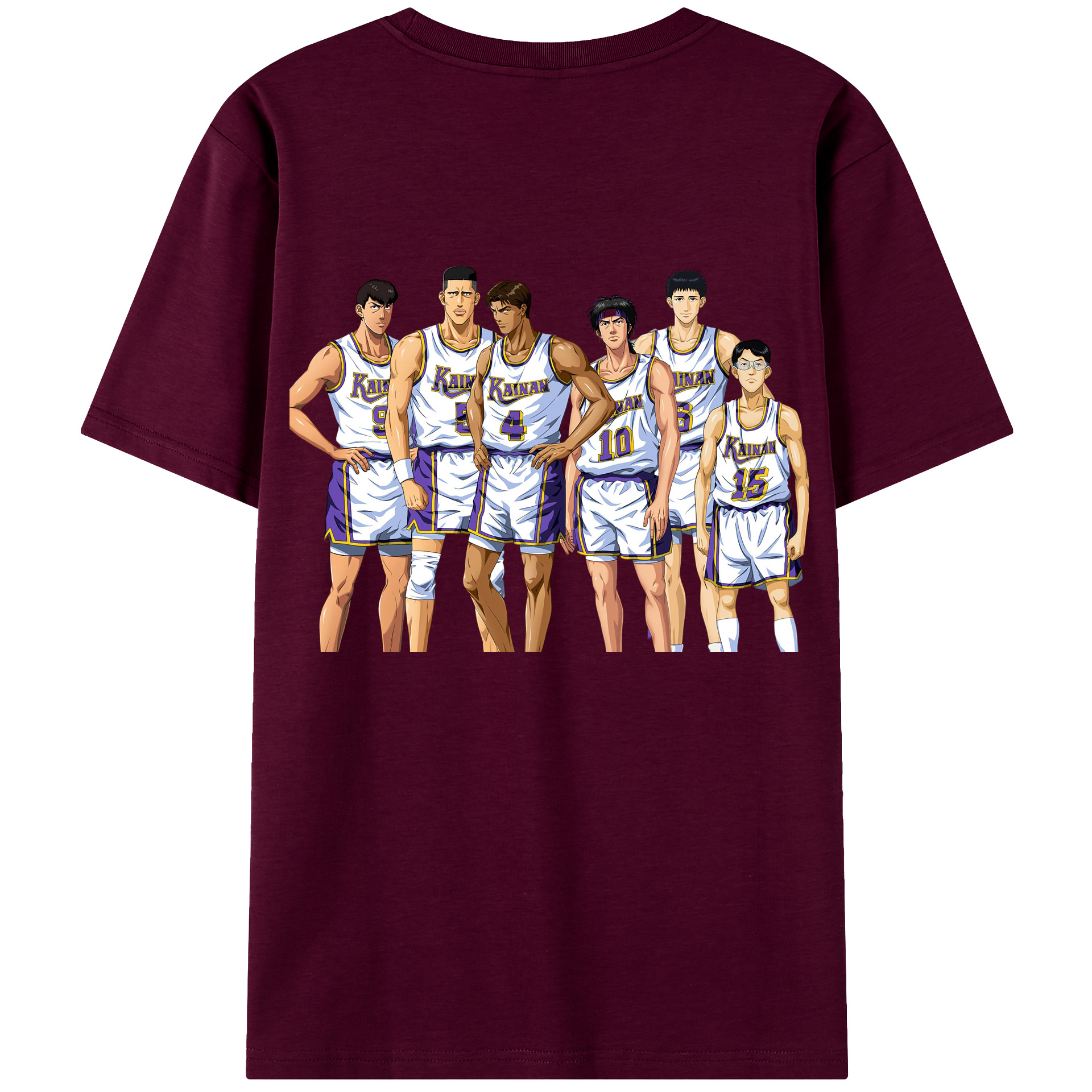 SLAM DUNK／スラムダンク レディース半袖Tシャツ(バックプリント)
